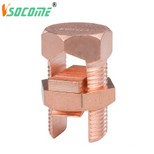 Solid Copper Split Bolt Grounding Wire Clamp Connector